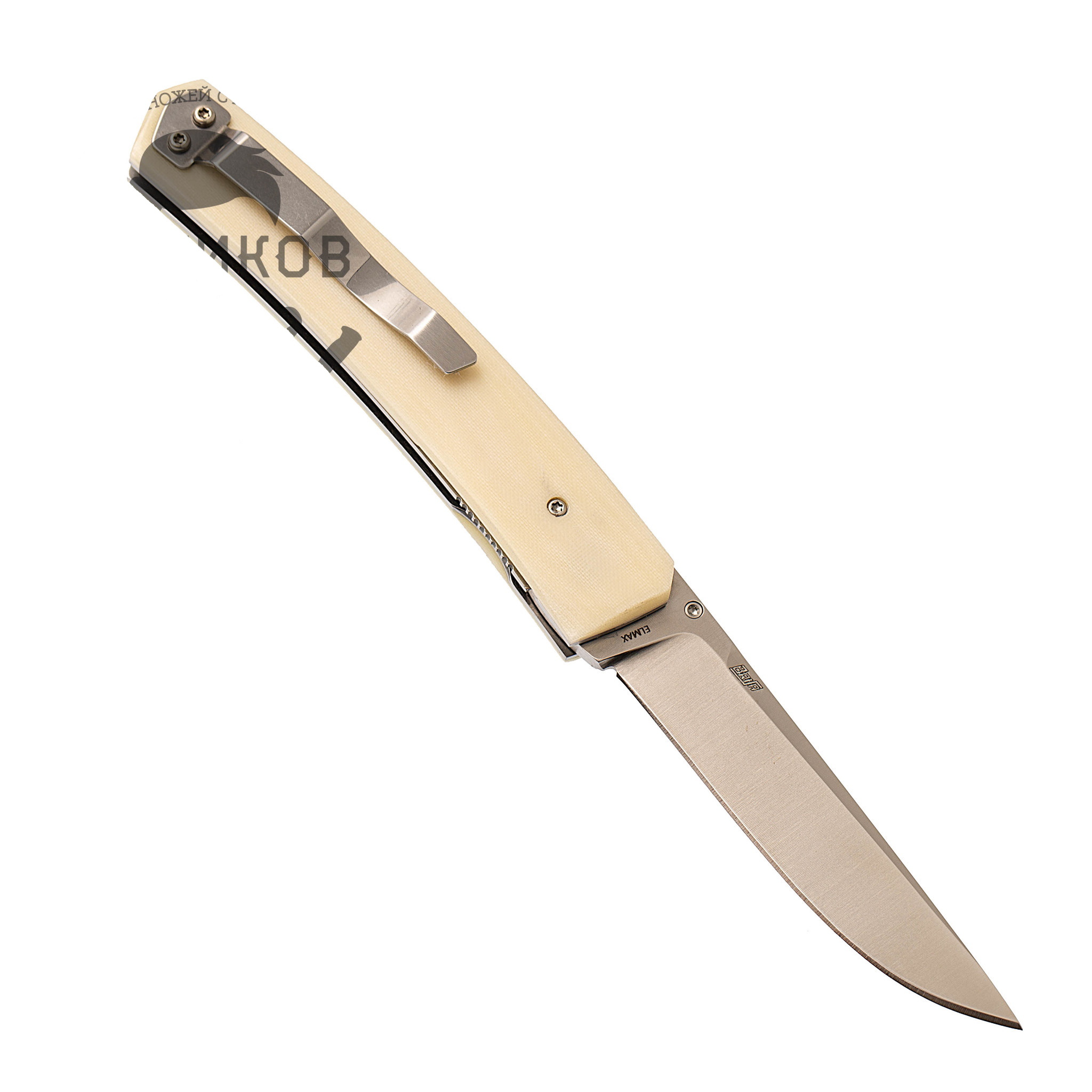 Складной нож Enzo Piili 85, Ivory Micarta, порошковая сталь ELMAX - фото 4