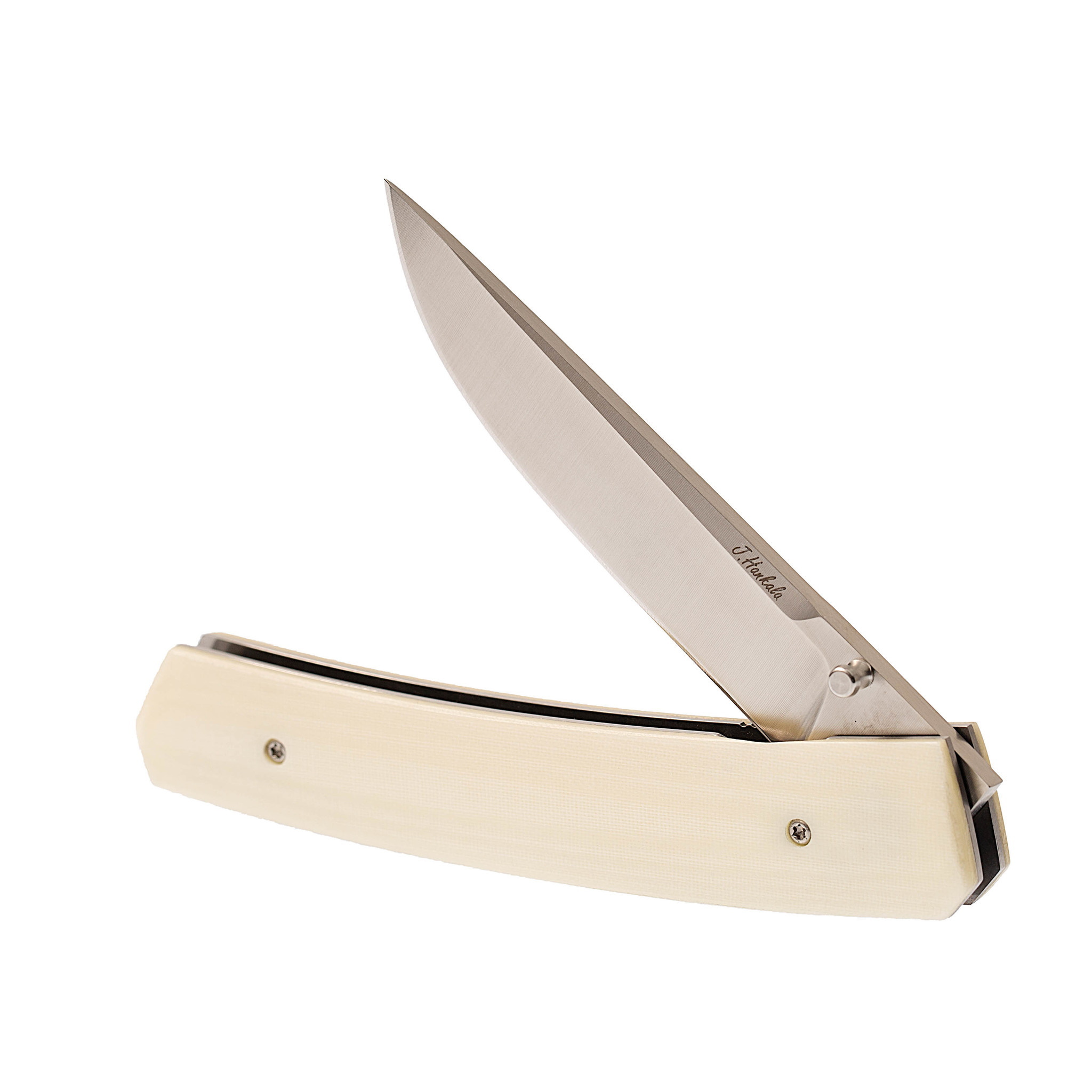 Складной нож Enzo Piili 85, Ivory Micarta, порошковая сталь ELMAX - фото 6
