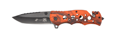 Фото Нож складной Stinger FK-020OR, сталь 3Cr13, рукоять оранжевый алюминий