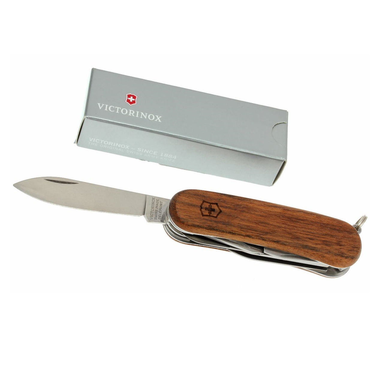 Нож перочинный Victorinox EvoWood 14 2.3901.63 85мм 12 функций деревянная рукоять - фото 7