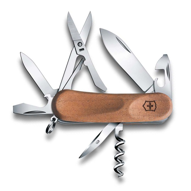 Нож перочинный Victorinox EvoWood 14 2.3901.63 85мм 12 функций деревянная рукоять - фото 2