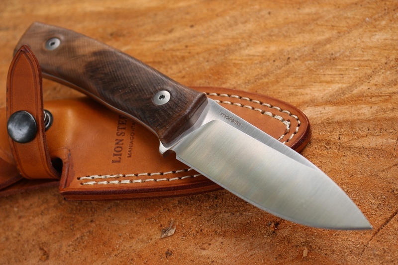 Нож Lionsteel M4 WN, сталь Bhler M390, рукоять ореховое дерево - фото 4