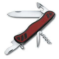 Фото Нож перочинный Victorinox Nomad 0.8351.C 111мм с фиксатором лезвия 11 функций красно-черный