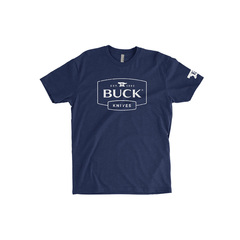 Фото Футболка Buck Mens Navy Tee, размер M, синяя
