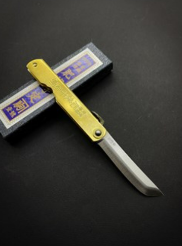 Нож складной Higonokami 13-GD Sasaha (Бамбук), 80 мм
