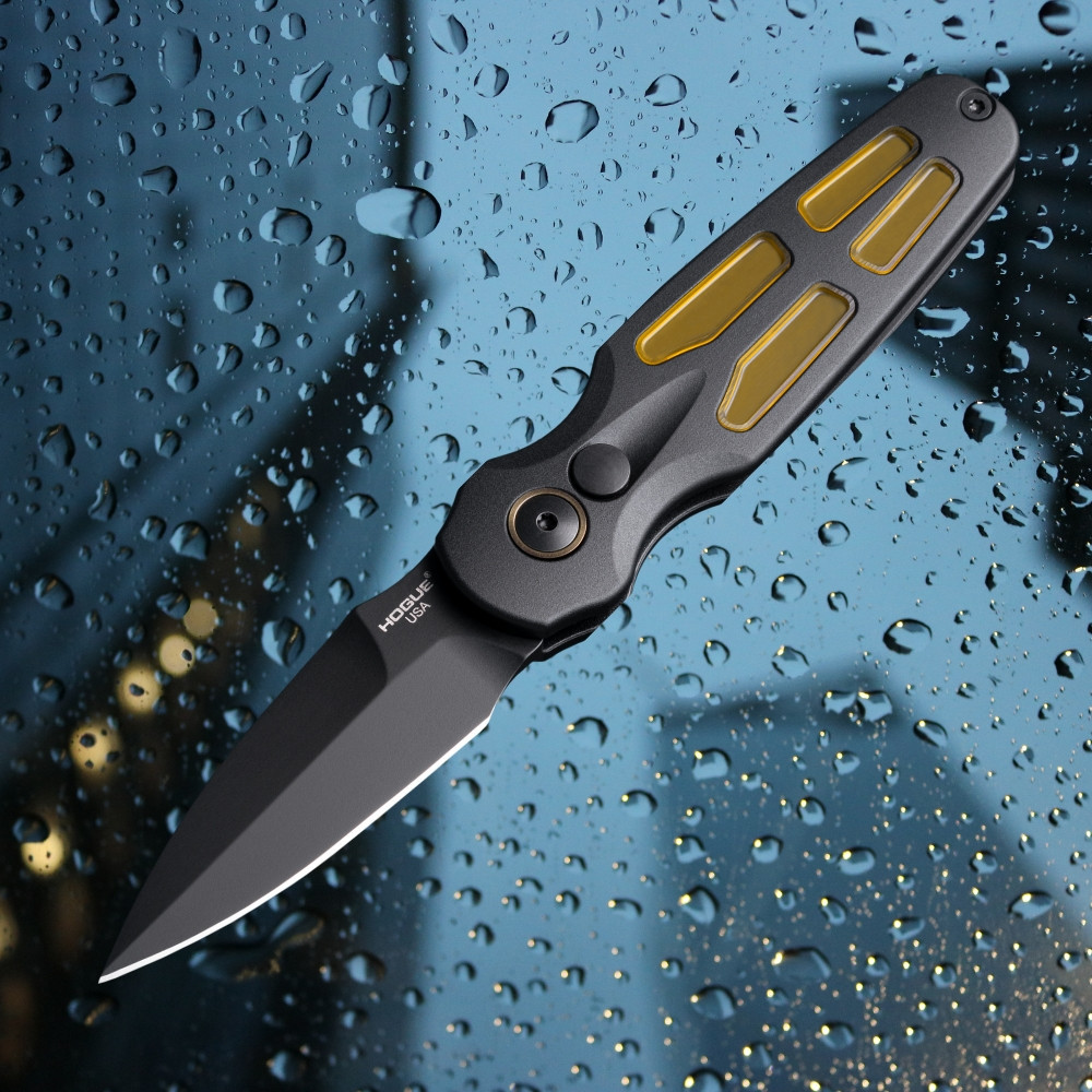 Автоматический нож Hogue Ballista II, сталь MagnaCut, рукоять Ultem/алюминий, черный