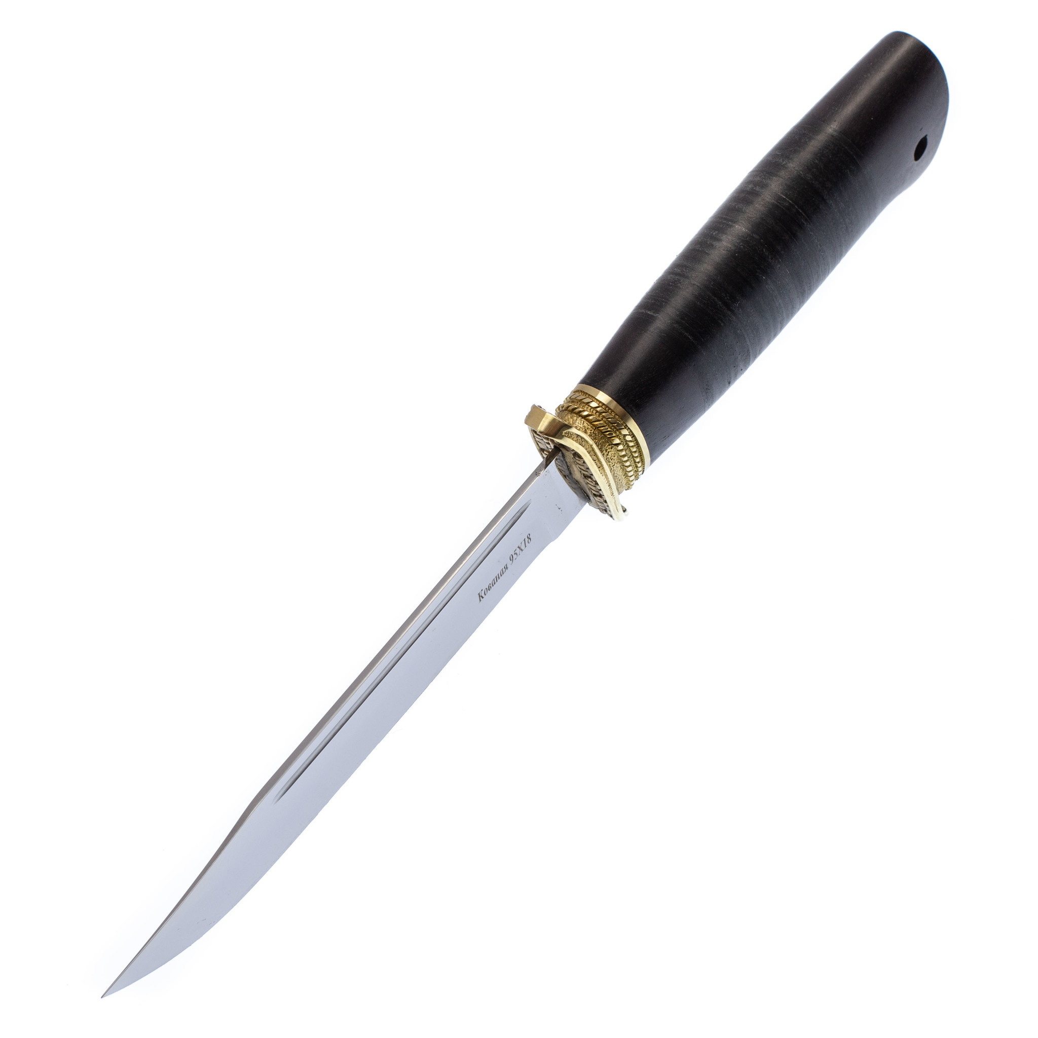 Нож Штрафбат, 95х18, латунь - фото 4