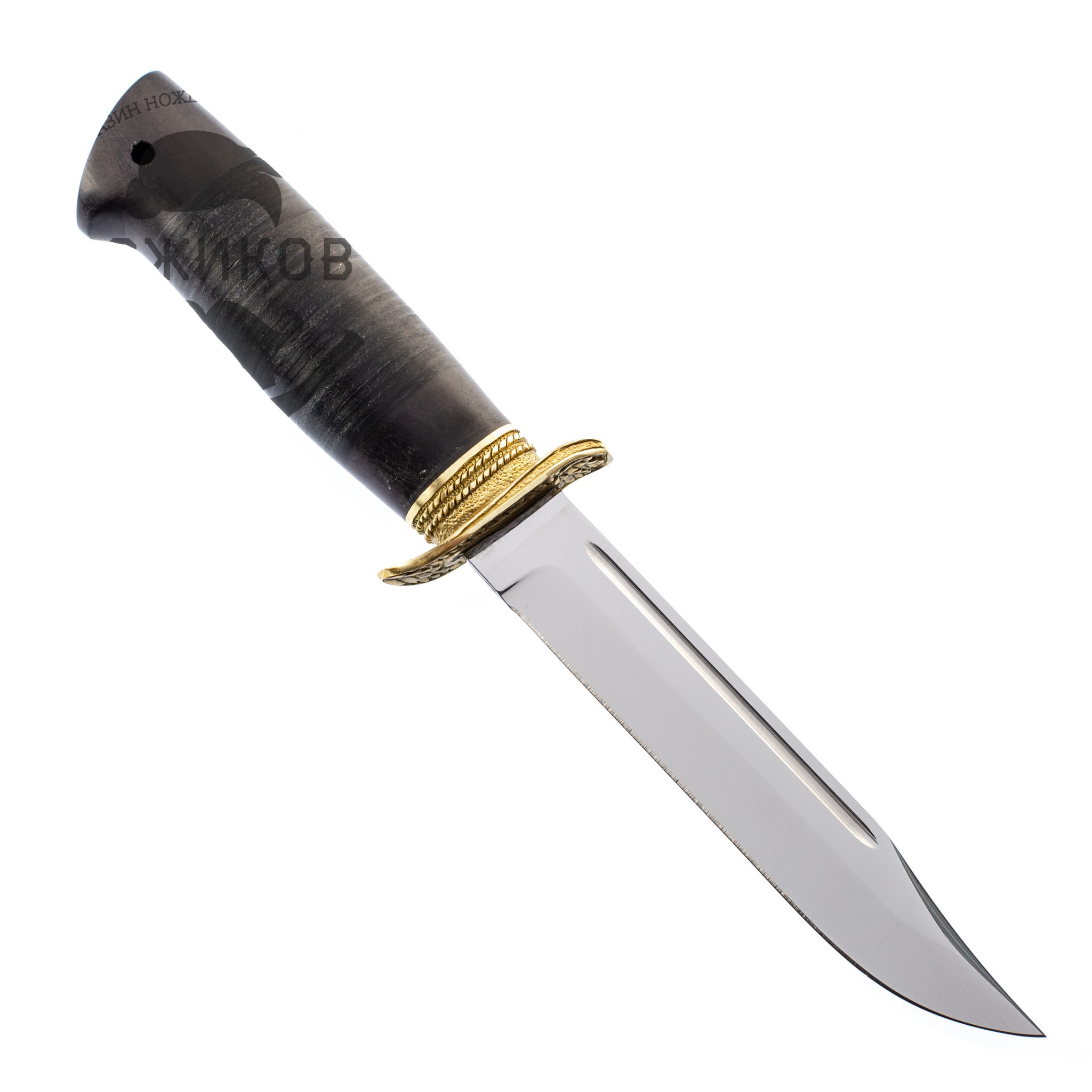 Нож Штрафбат, 95х18, латунь - фото 5