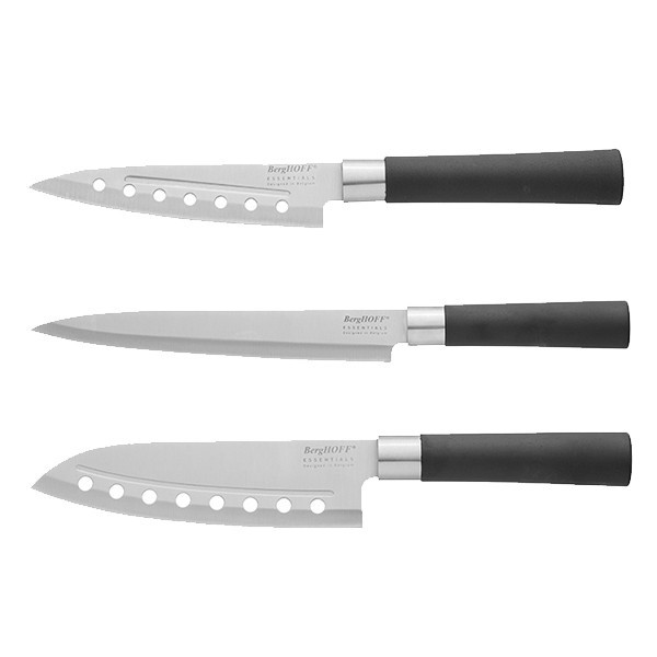 Набор ножей Essentials BergHOFF, 3 прибора, 1303050, сталь X30Cr13, пластик