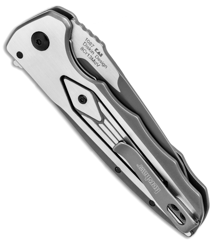 Складной нож Kershaw Deadline K1087, сталь 8Cr13MoV, рукоять нержавеющая сталь - фото 9