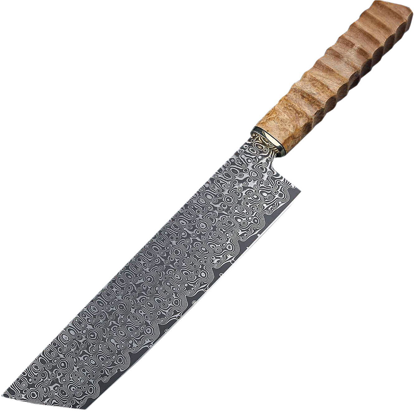 Нож кухонный Xin Cutlery Nakiri XC128 206мм, сталь VG-10, рукоять кап клена
