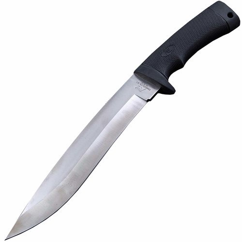 Туристический охотничий нож с фиксированным клинком Katz Black Kat, 325 мм, сталь XT-70, рукоять kraton
