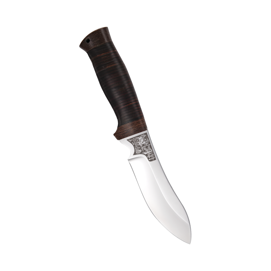 Нож Скинер-2, АиР, кожа, 100х13м нож цельнометаллический рифей текстолит 100х13м