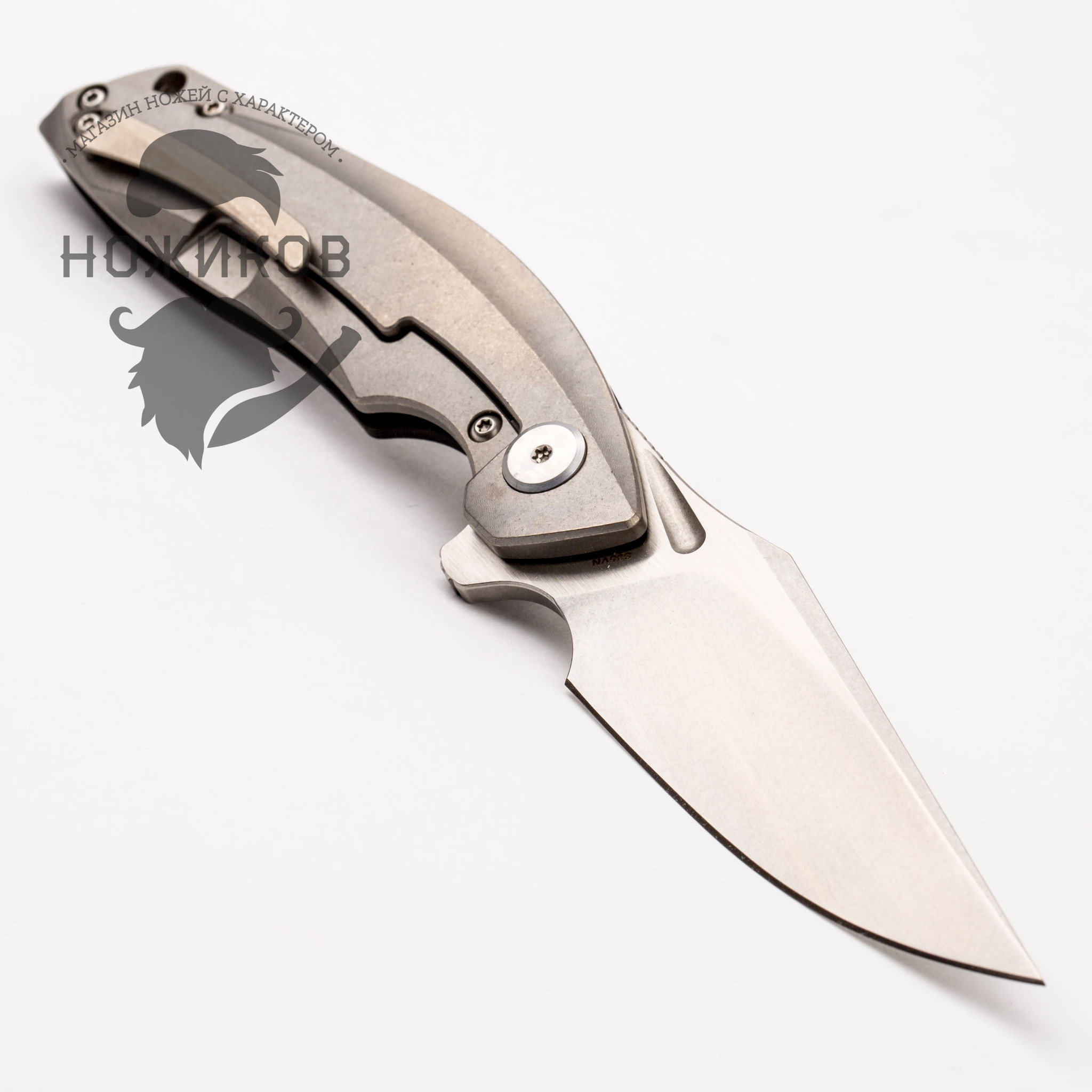 фото Складной нож bestech ghost bt1905c-1, сталь s35vn, рукоять титан bestech knives