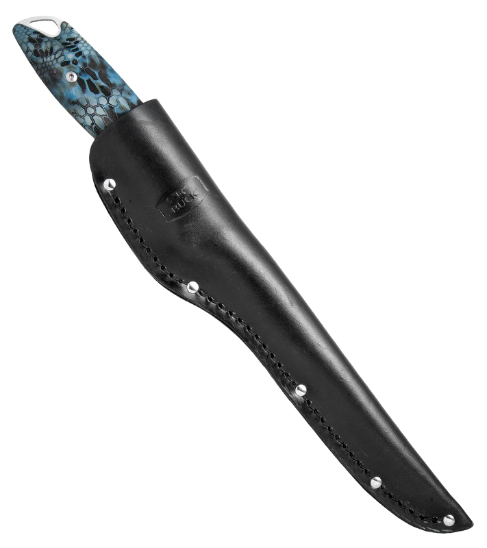 Филейный нож Buck 035 Abyss Fillet Knife Kryptek Neptune Camo 0035CMS34, сталь 420HC, рукоять пластик - фото 6