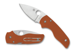 Фото Складной нож Spyderco LIL' NATIVE, 230GPBORE, сталь CPM REX 45, рукоять G10, оранжевый