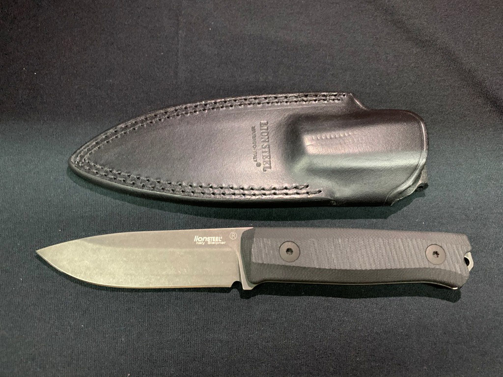 Нож LionSteel Bushcraft-R, сталь Sleipner, PVD-Coating, рукоять G10