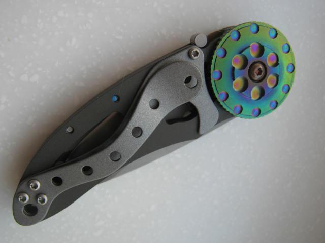 фото Складной нож crkt snap fire, сталь aus 8, рукоять нержавеющая сталь