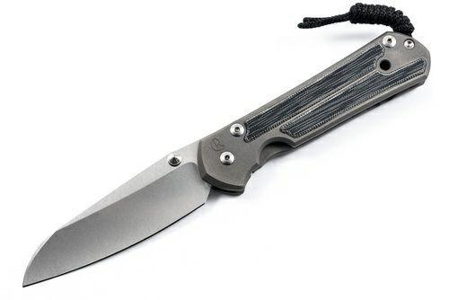 Нож складной Chris Reeve Large Sebenza 21 Insingo Micarta Inlay-2, сталь CPM-S35VN, рукоять титан/микарта от Ножиков