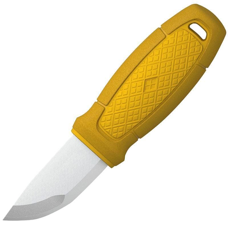 Нож с фиксированным лезвием Morakniv Eldris, сталь Sandvik 12С27, рукоять пластик, желтый