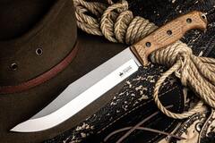 Фото Туристический нож Bastardo TW, сталь 420HC, рукоять дерево, Kizlyar Supreme