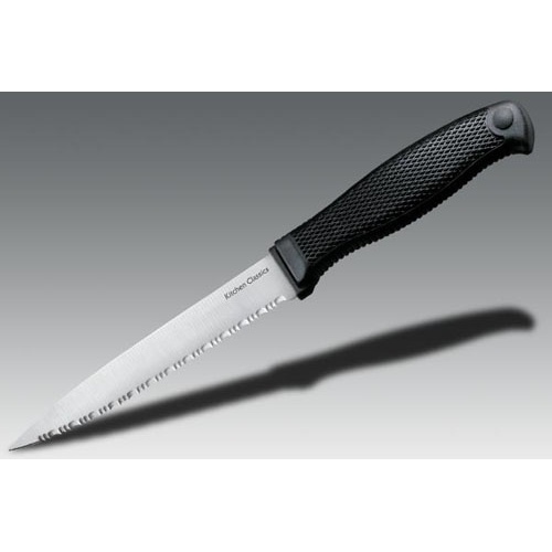 фото Кухонный нож cold steel steak knife (kitchen classics) 59kssz, сталь 4116, рукоять пластик
