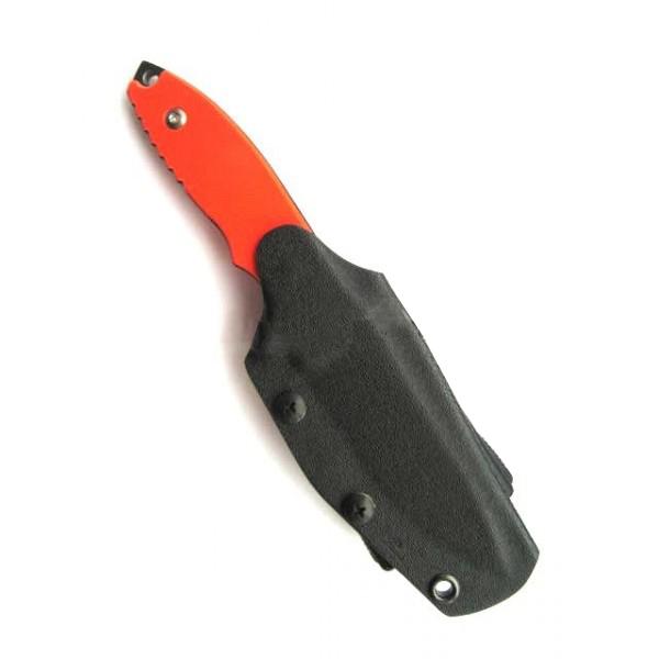 Нож с фиксированным клинком Fantoni, HB Fixed, FAN/HBFxBkOrKy, сталь CPM-S35VN, рукоять стеклотекстолит G-10, оранжевый от Ножиков