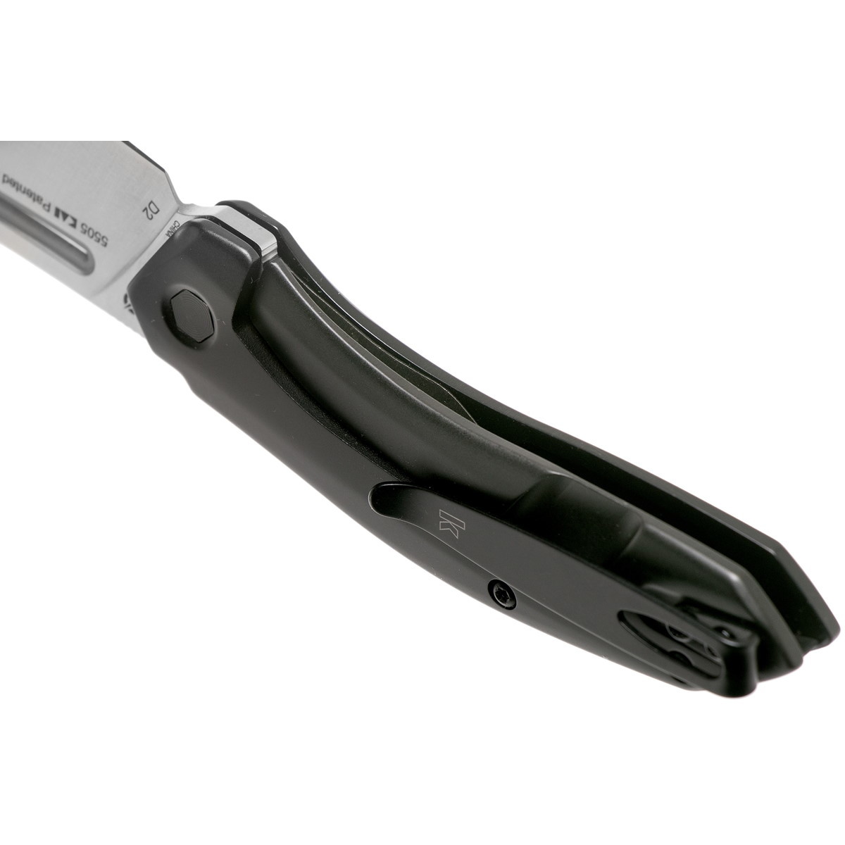 Полуавтоматический складной нож Kershaw Turismo, сталь D2, рукоять нержавеющая сталь - фото 5