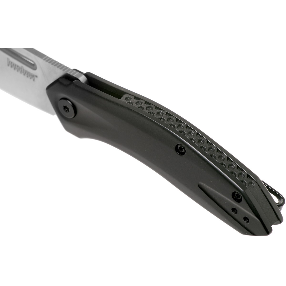 Полуавтоматический складной нож Kershaw Turismo, сталь D2, рукоять нержавеющая сталь - фото 7