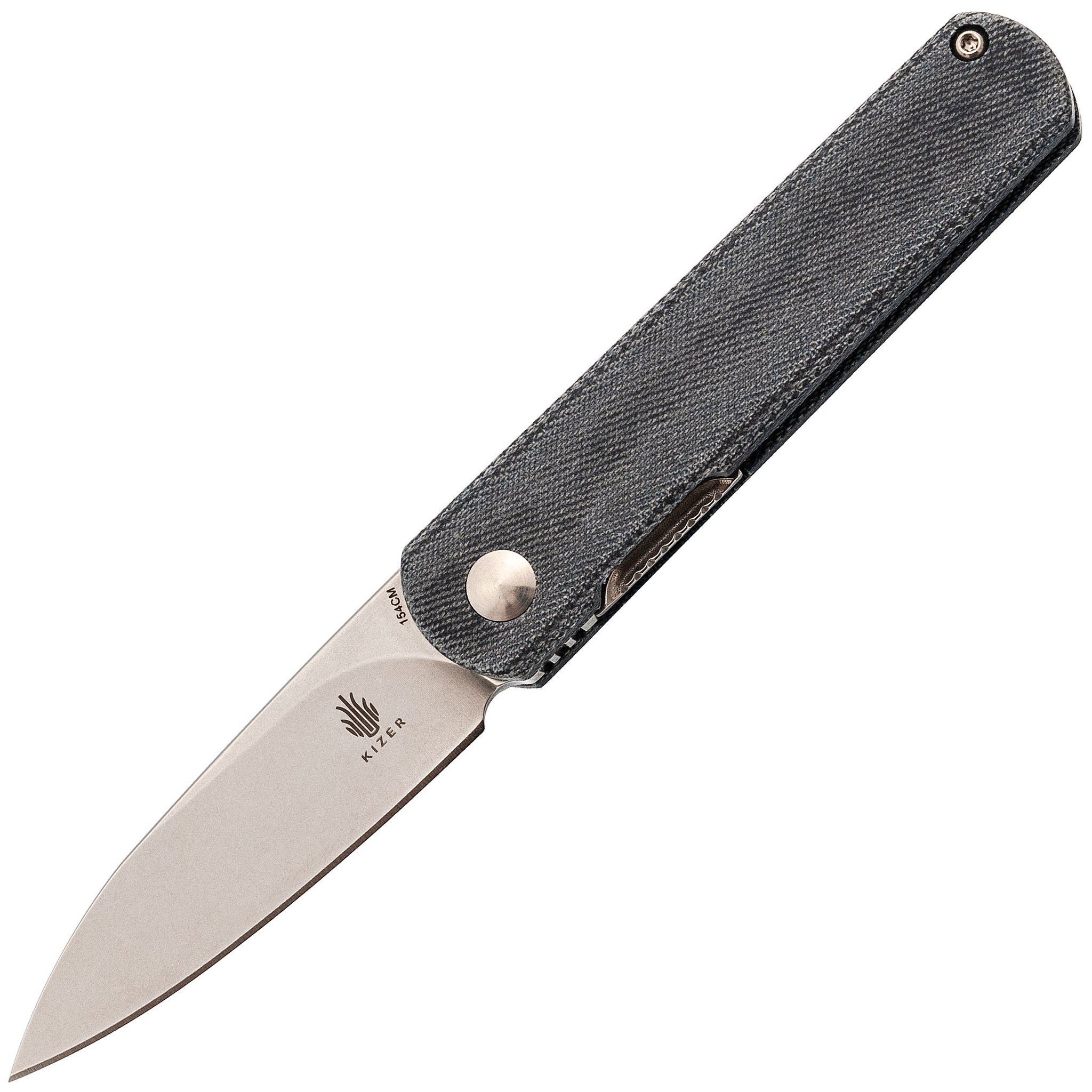 Складной нож Kizer Feist, сталь 154CM, рукоять Denim Micarta