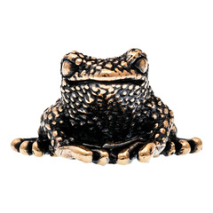 Фото Бусина для темляка Лягушка, бронза