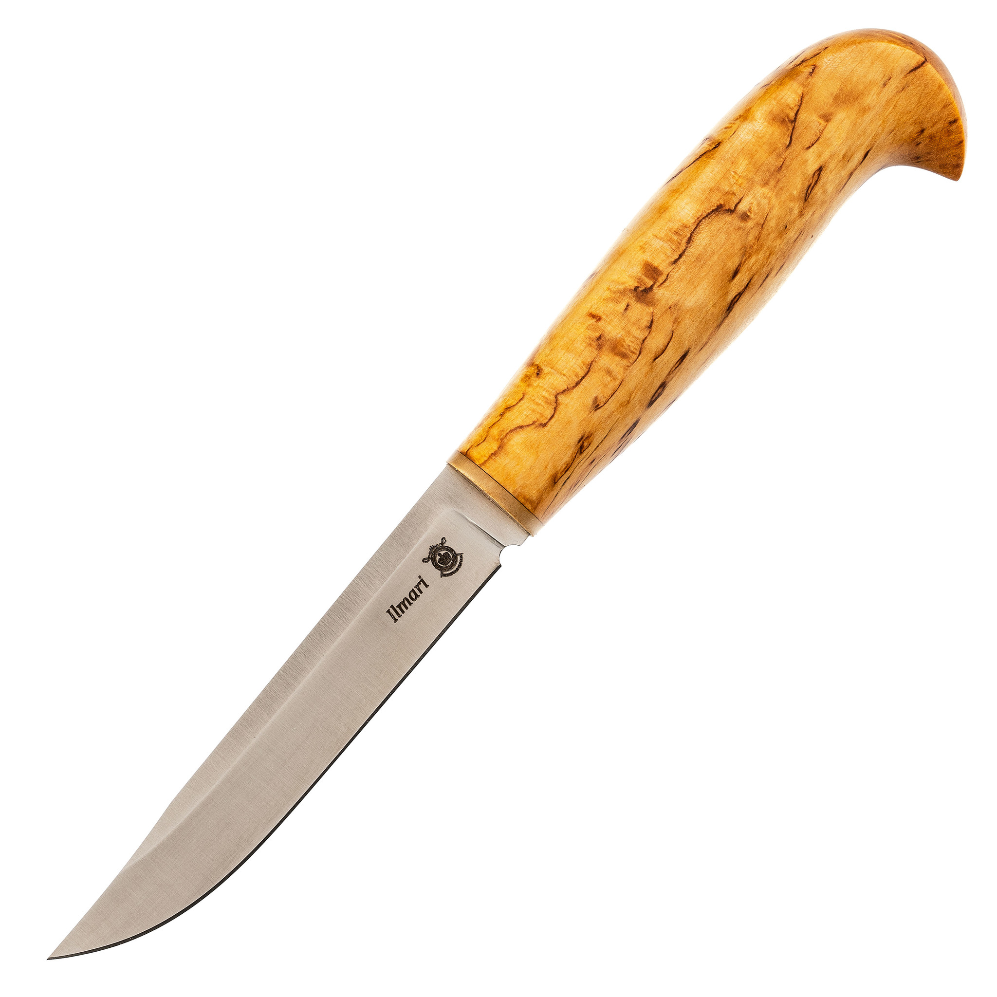 Нож финский Ilmari, сталь 95х18, рукоять карельская береза - фото 1
