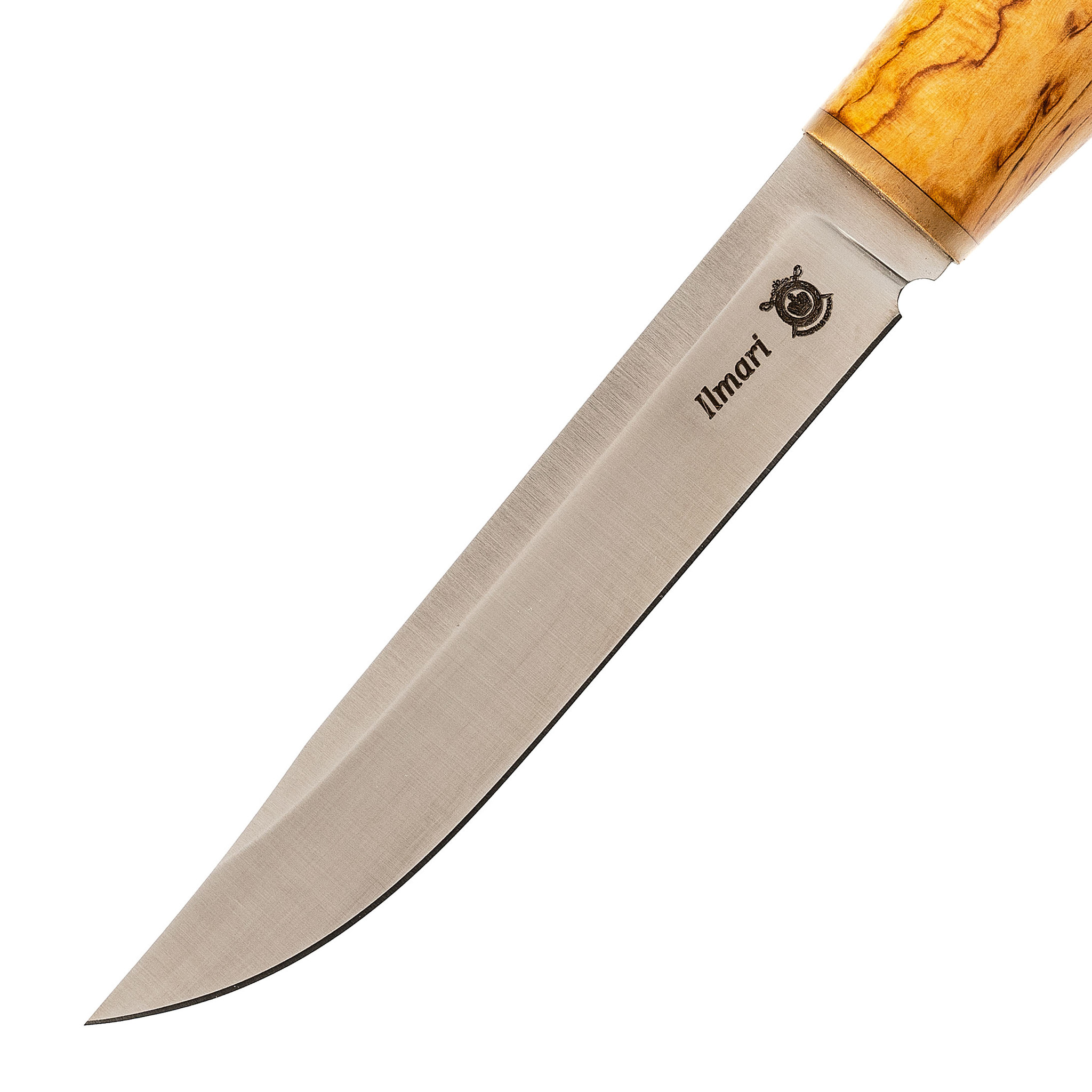 Нож финский Ilmari, сталь 95х18, рукоять карельская береза - фото 2