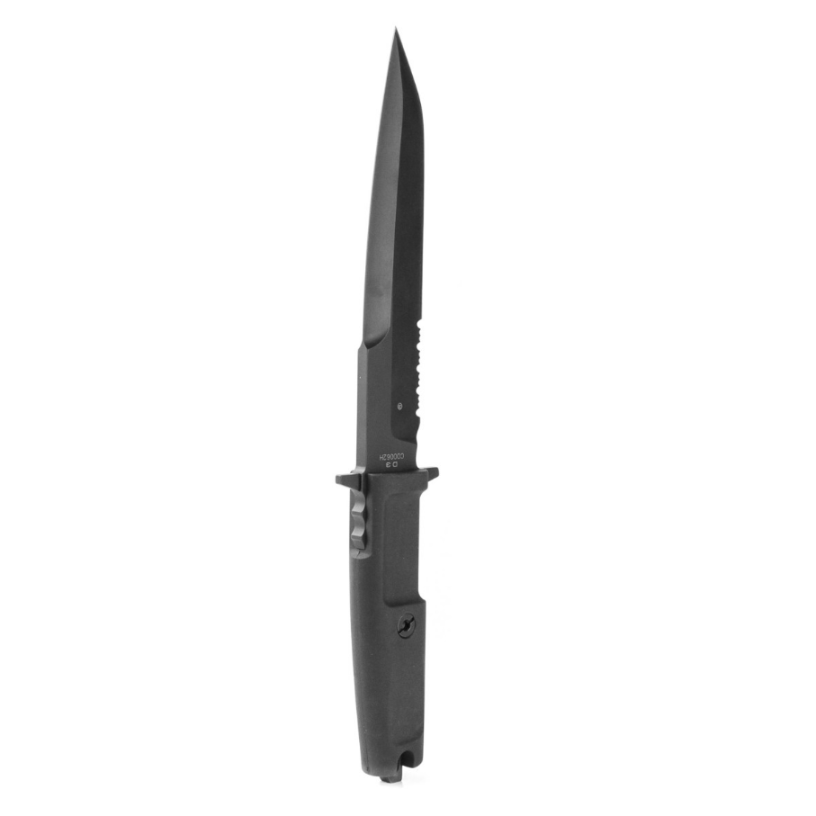 Нож с фиксированным клинком Extrema Ratio Dobermann III Black (Soft Nylon Sheath), сталь Bhler N690 - фото 8