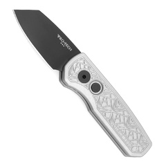 Фото Автоматический нож Pro-Tech Runt-5 Reverse Tanto Nexus, сталь CPM 20CV, рукоять алюминий, серый