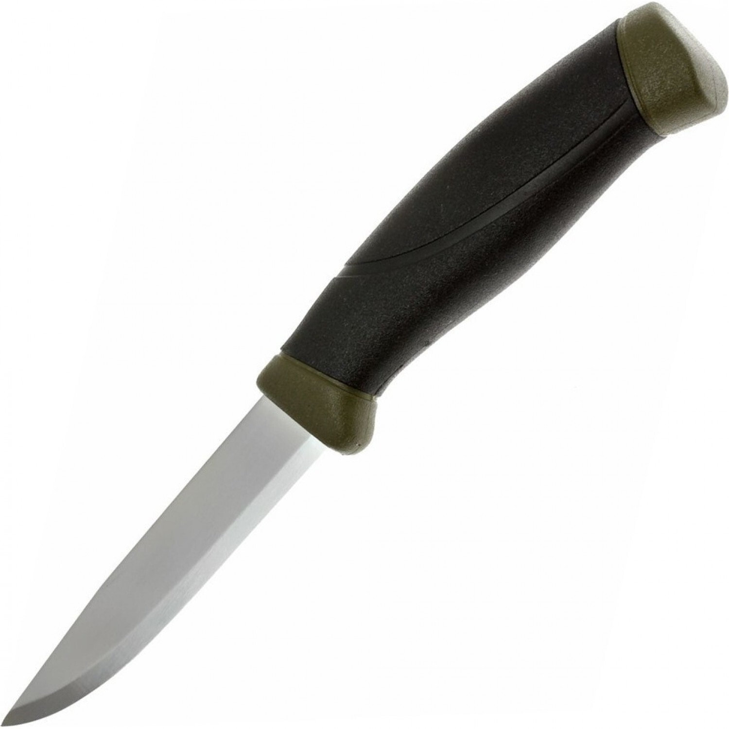 Нож с фиксированным лезвием Morakniv Companion MG (C), углеродистая сталь, рукоять резина/пластик, цвет хаки нож страж сталь aus 8 рукоять хаки кизляр