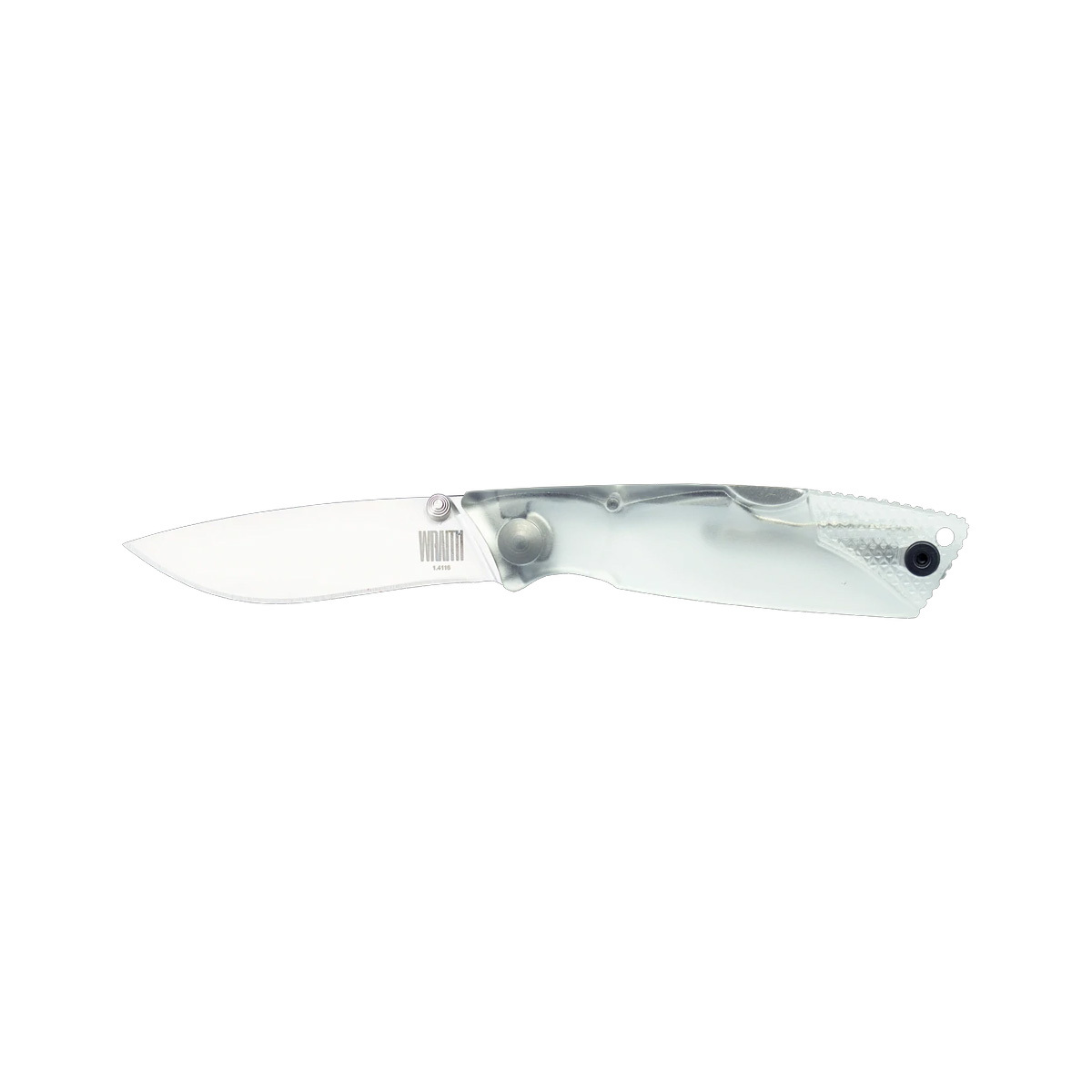 Складной нож Ontario Wraith Ice Series Clear, сталь 1.4116, рукоять пластик
