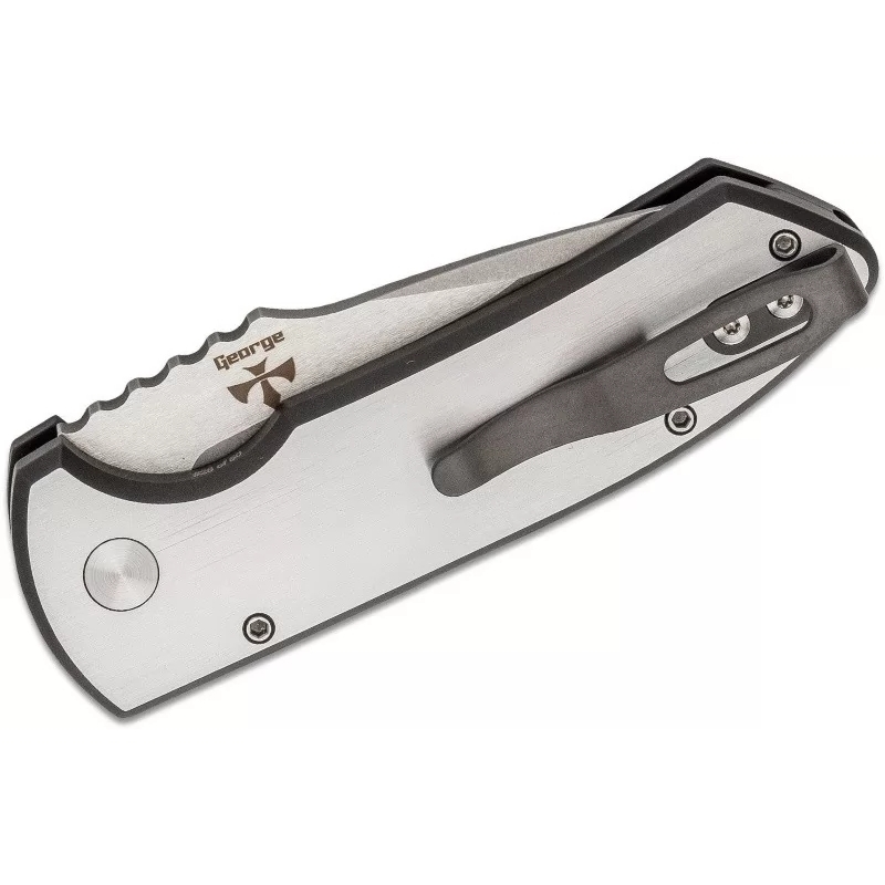 фото Автоматический складной нож pro-tech sbr, сталь s35vn, рукоять сталь