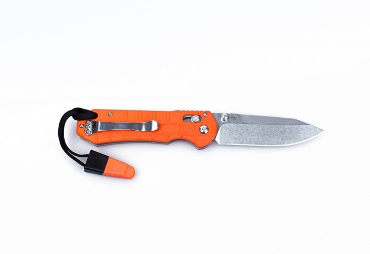Нож складной G7452P-WS, оранжевый - фото 2