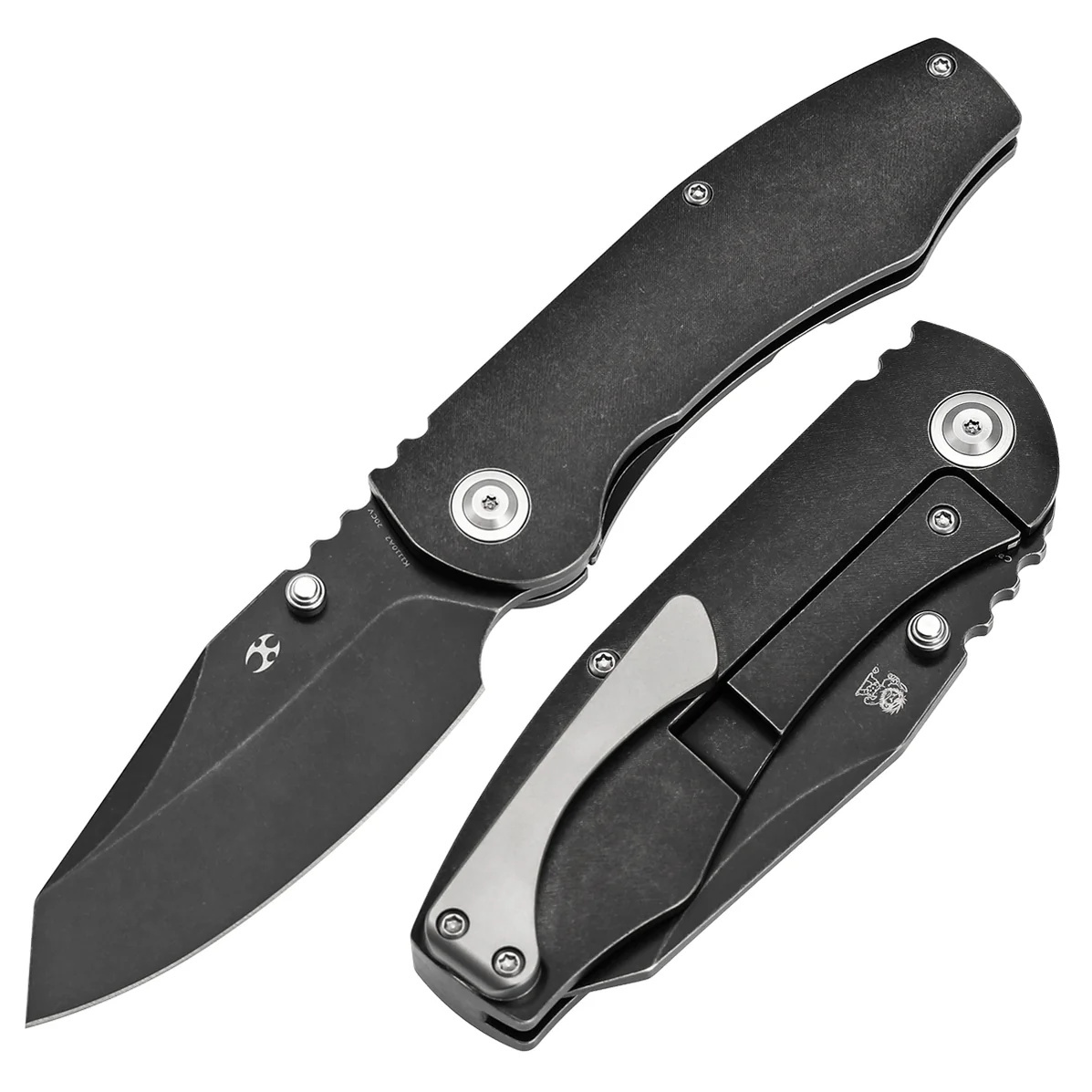 

Складной нож KANSEPT Caveman, сталь CPM 20CV, рукоять титан черный