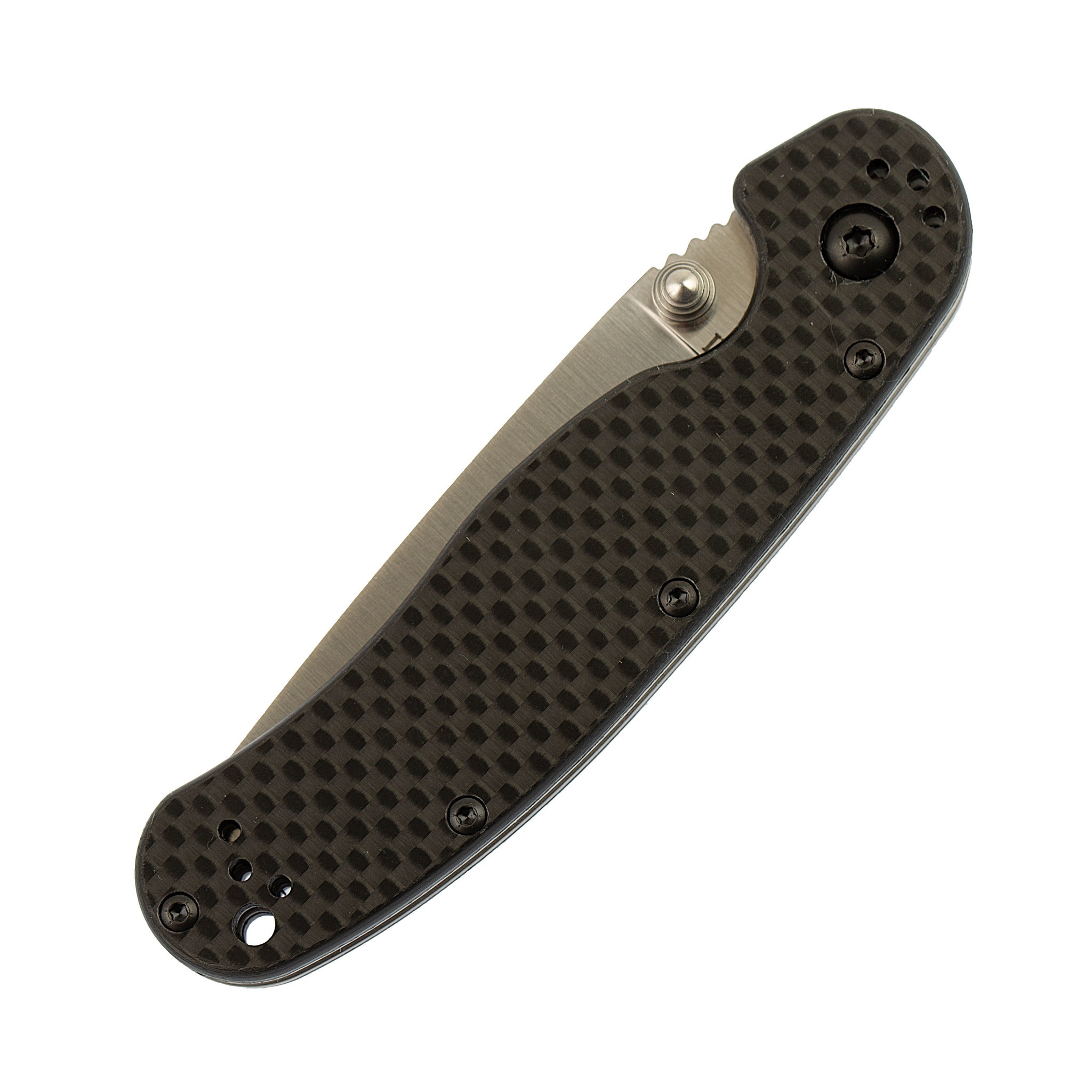 Нож складной Ontario RAT-2, сталь D2. Клинок - Satin, Рукоять - Carbon от Ножиков