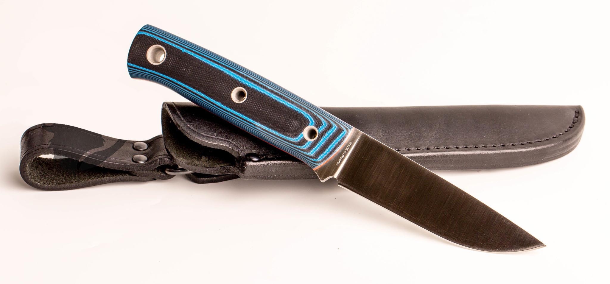 Нож туристический M1, сталь D2, G10 синий от Ножиков