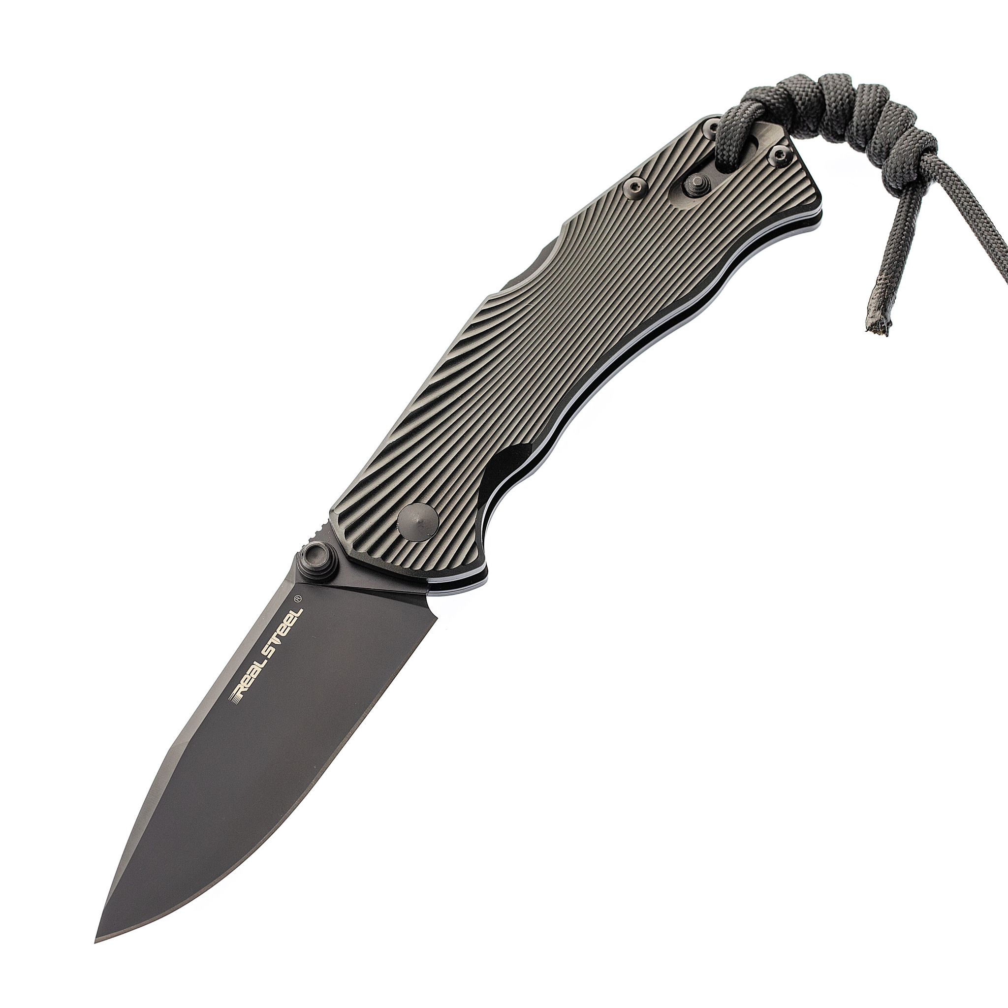 Складной нож RealSteel H7 Special Edition Ghost Black, сталь Sandvik 14C28N