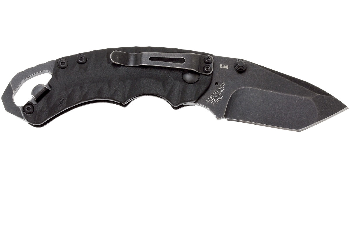 Нож складной Shuffle II - KERSHAW 8750TBLKBW, сталь 8Cr13MoV c покрытием BlackWash™, рукоять термопластик GFN чёрного цвета - фото 2