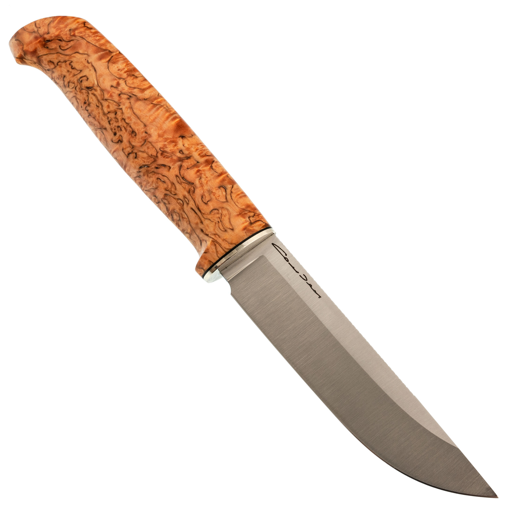 Нож Барбус, сталь Х12МФ, карельская береза - фото 3