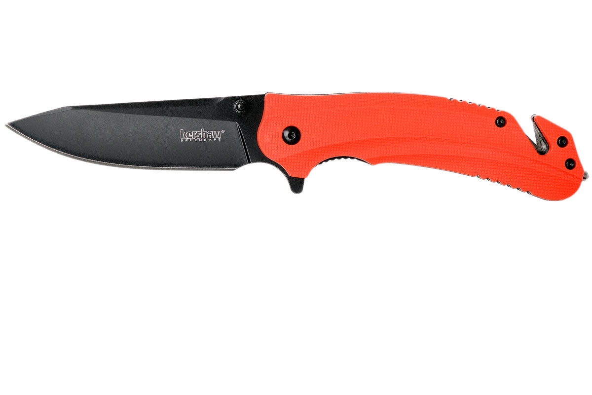 Складной нож Barricade KERSHAW 8650, сталь 8Cr13MoV, рукоять GFN термопластик, оранжевый складной нож kershaw aftereffect k1180 сталь 8cr13mov рукоять термопластик grn
