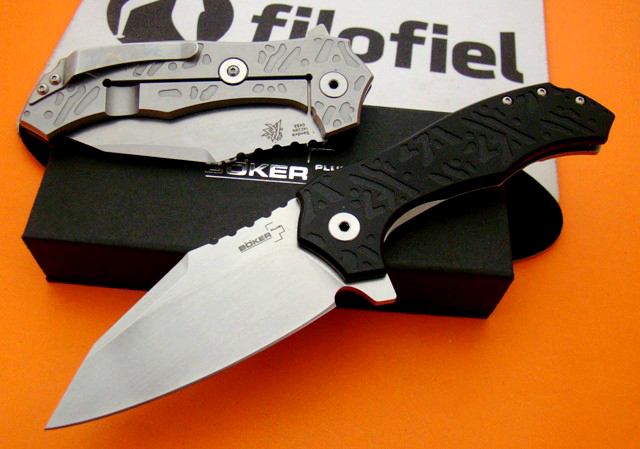 Нож складной CFM-A1 - Boker Plus 01BO766, сталь Sandvik™ 14C28N Stonewash, материал стеклотекстолит G10/нержавеющая сталь - фото 9