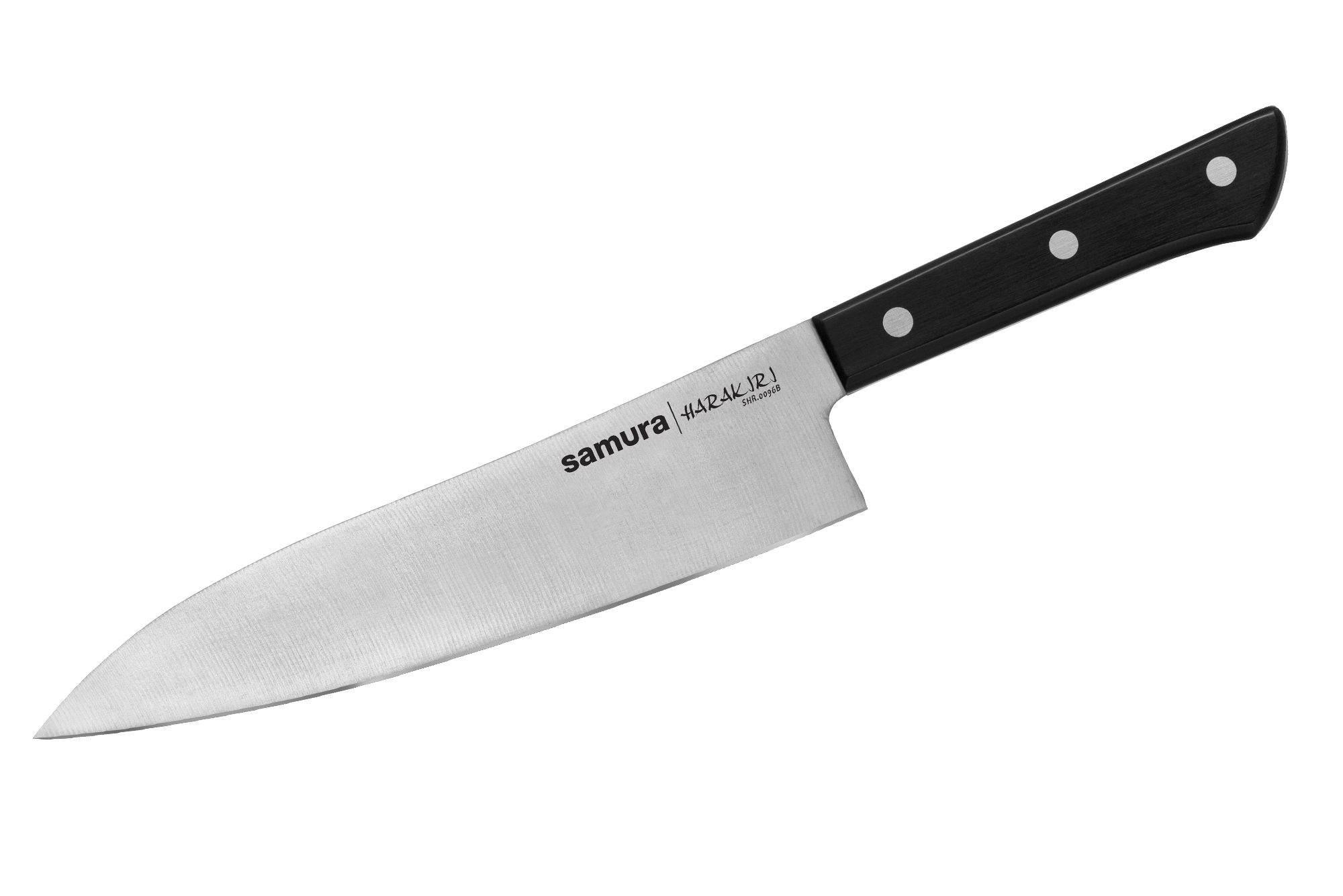 Кухонный нож Samura Сантоку 197 мм, сталь AUS-8, Satin finish, рукоять пластик нож сантоку hausmade