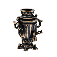 Фото Бусина для темляка Самовар, бронза