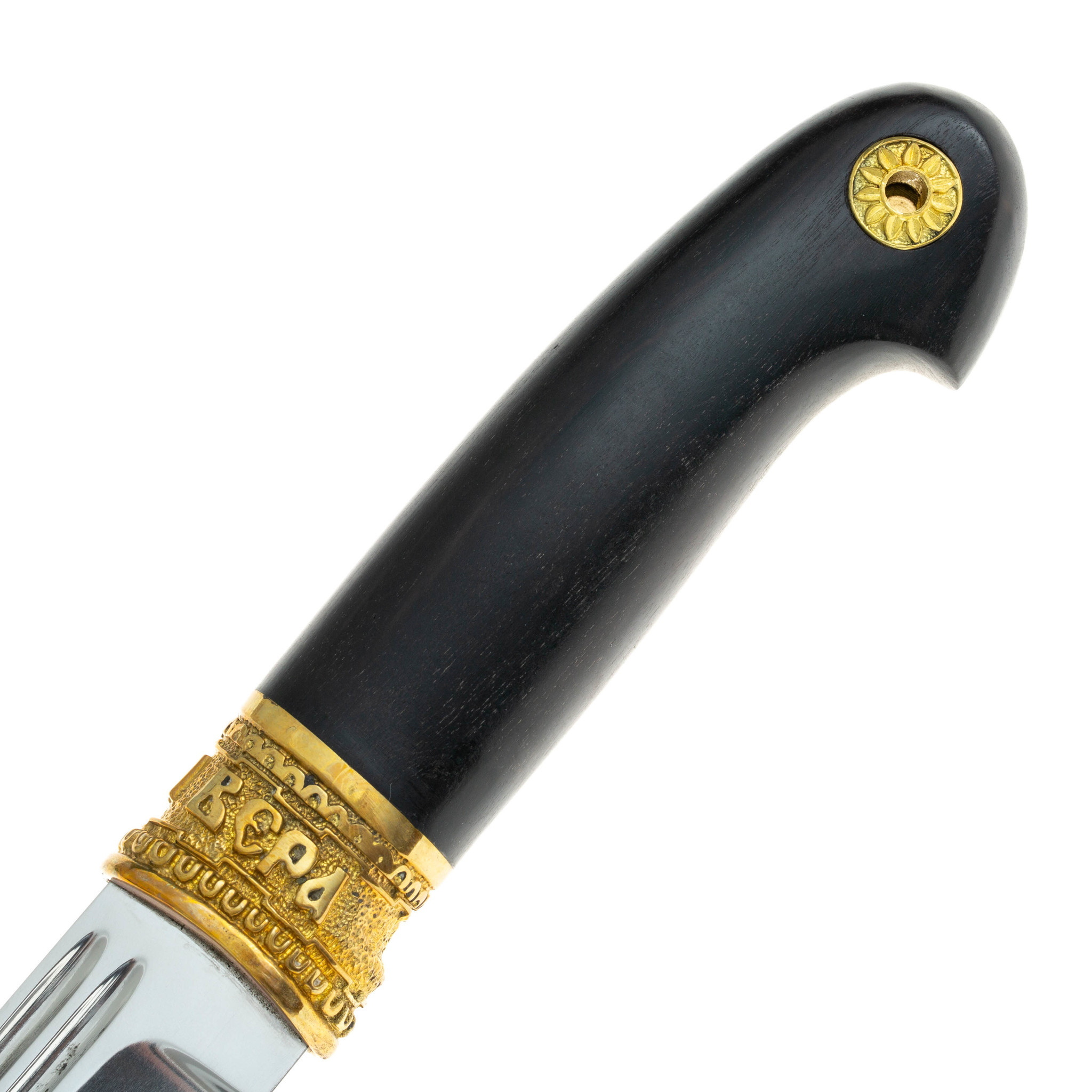 Нож Казацкий Засапожный, сталь 110х18, рукоять граб - фото 3